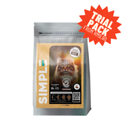 SIMPLE 300g Nutrient-Rich with Added Salmon Oil Fresh Human-Grade Chicken Premium Cat Dry Food