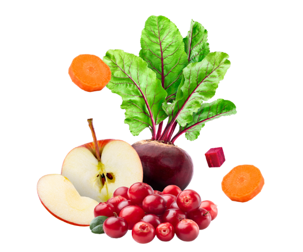 <strong>Infused with Fruits and Veggies</strong>