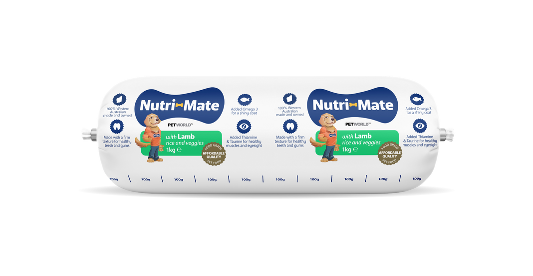 [Frozen/Chilled Fresh Dog Food] Nutri-Mate Lamb with Rice and Veggies 1kg