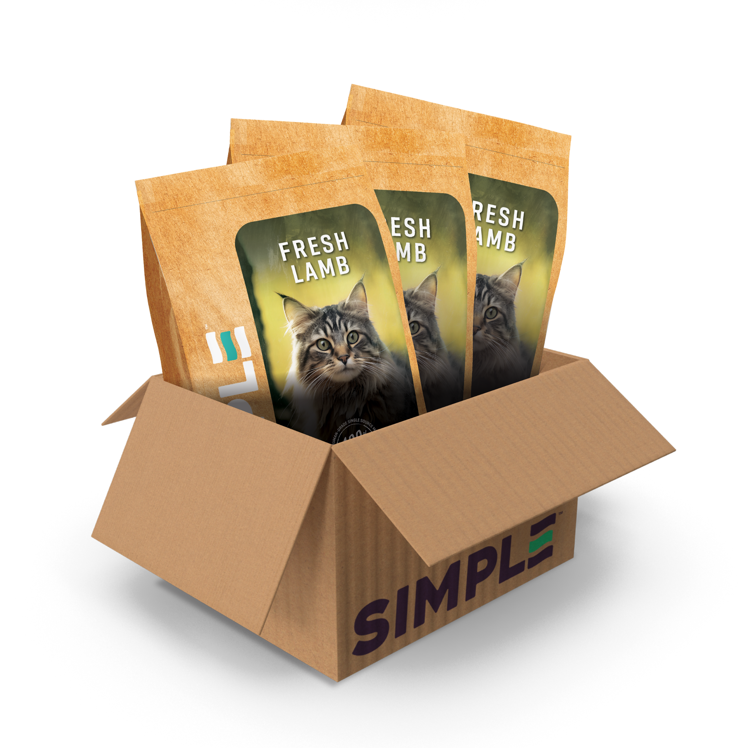 Fresh Lamb Human-Grade Cat Food (8.1KG)