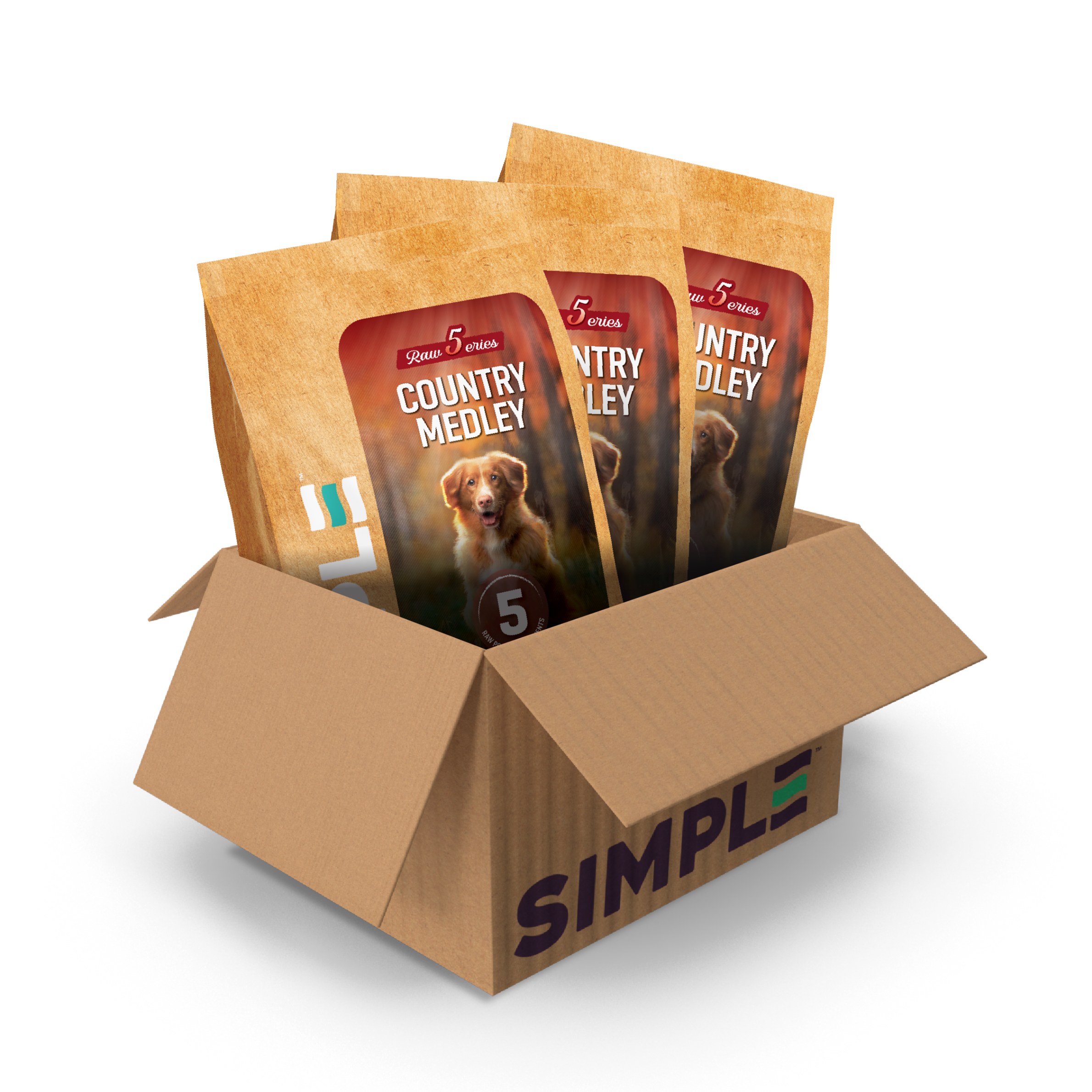 Raw 5 Series Country Medley Dog Food (9KG)