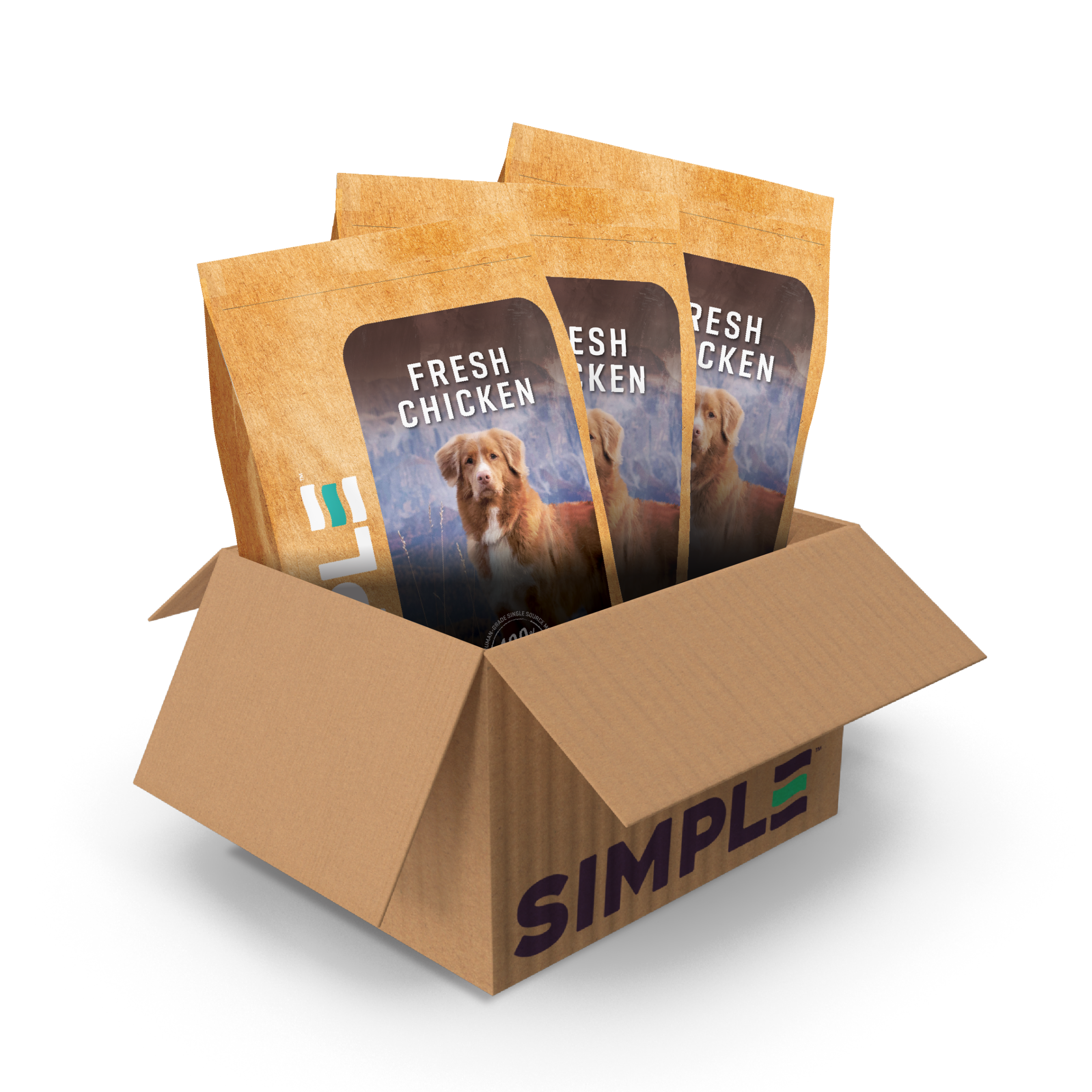 Fresh Chicken Human-Grade Dog Food (9KG)