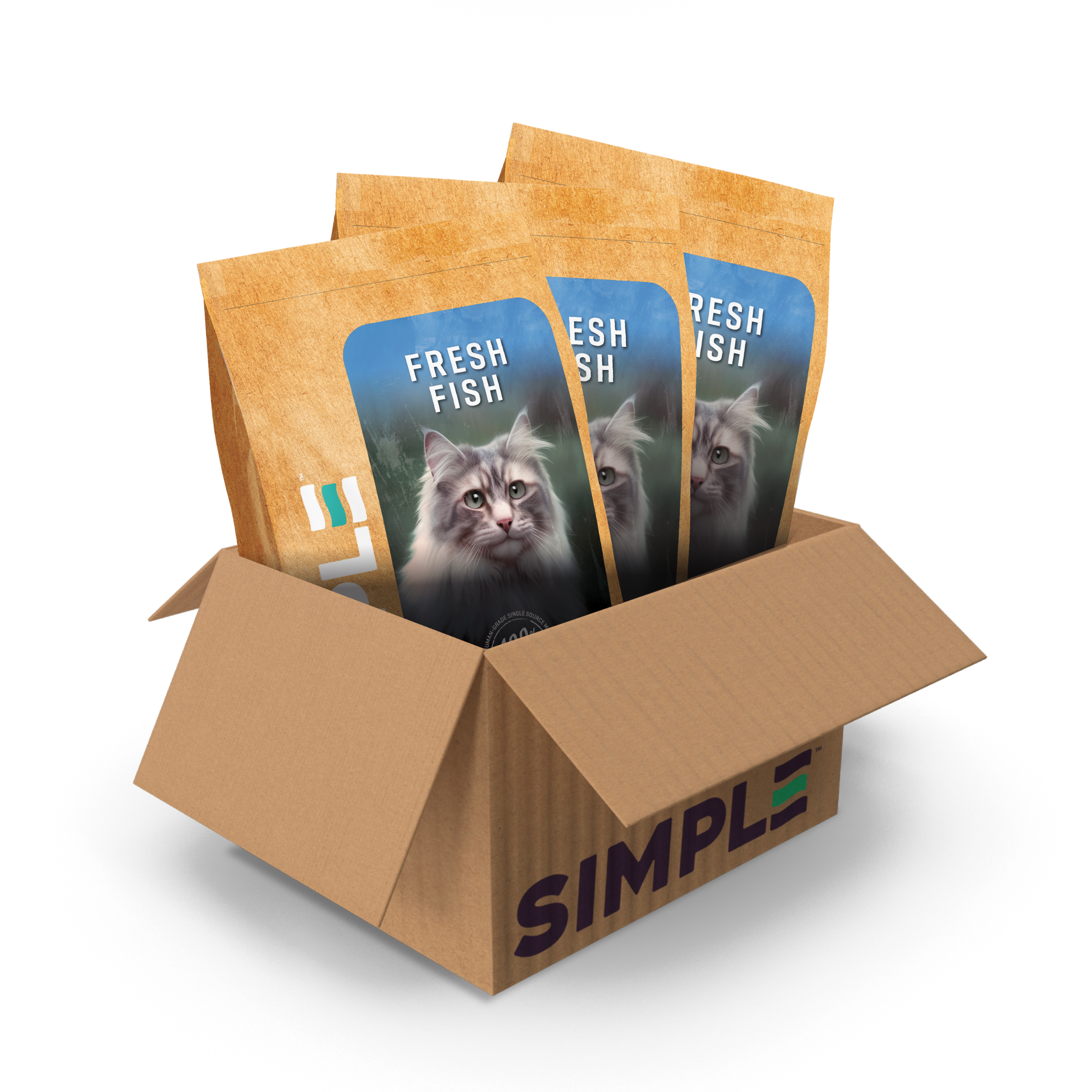 Fresh Fish Human-Grade Cat Food (8.1KG)