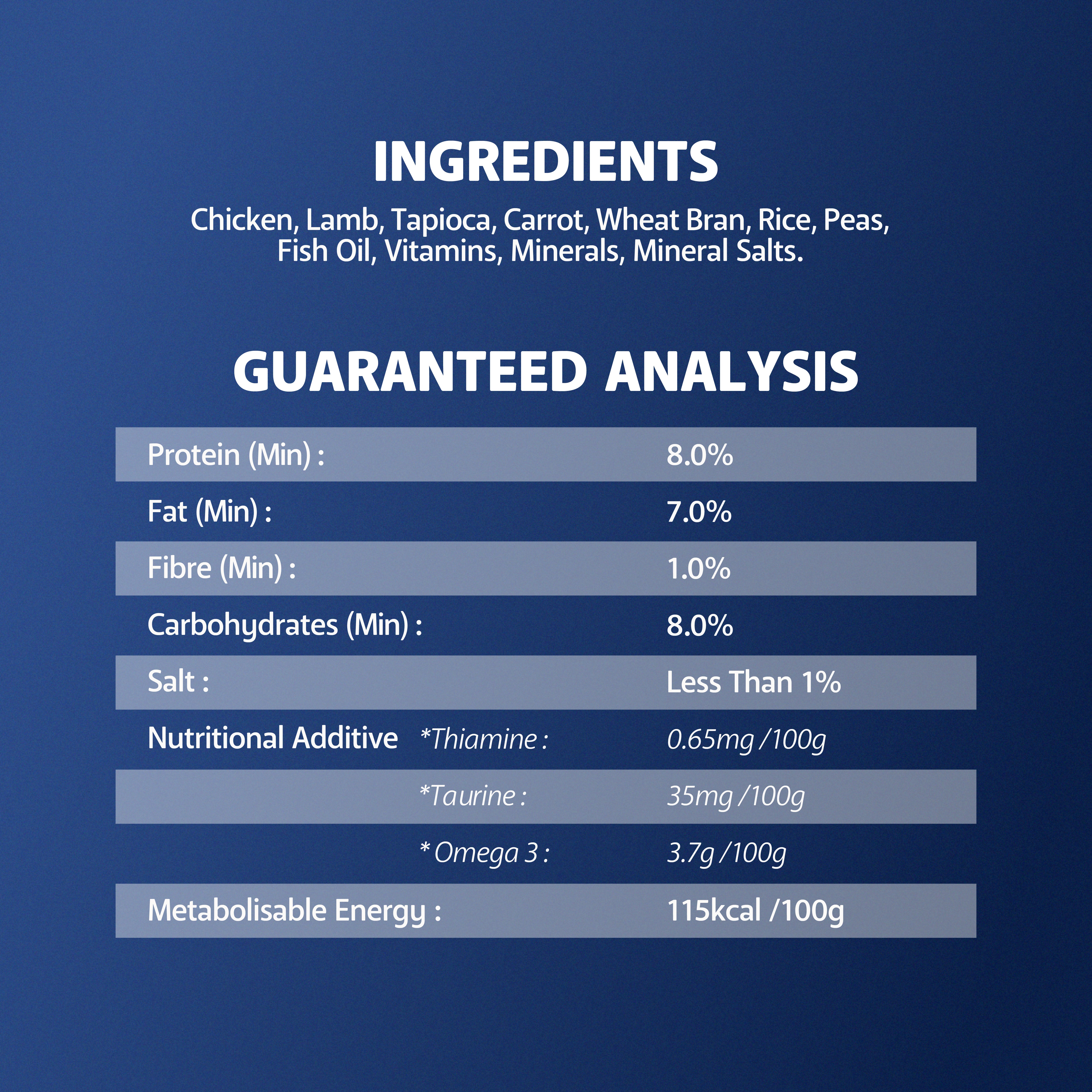 [Frozen/Chilled Fresh Dog Food] Nutri-Mate Lamb with Rice and Veggies 1kg