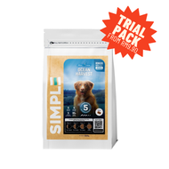 SIMPLE 300g High Protein Raw 5 Ocean Harvest Premium Dog Dry Food with 5 Type Fishes [Added Prebiotics for Dog]