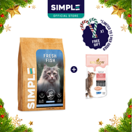 [Christmas Deal] SIMPLE x Delizios Cat Lick Fresh Fish Cat Food Tasty Bundle