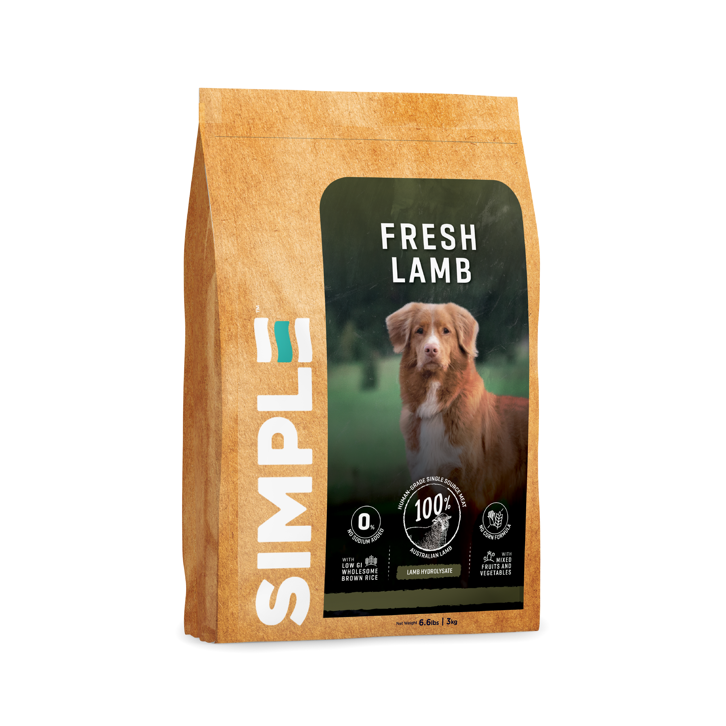 Fresh Series Human-Grade Aussie Lamb Dog Food (3KG)