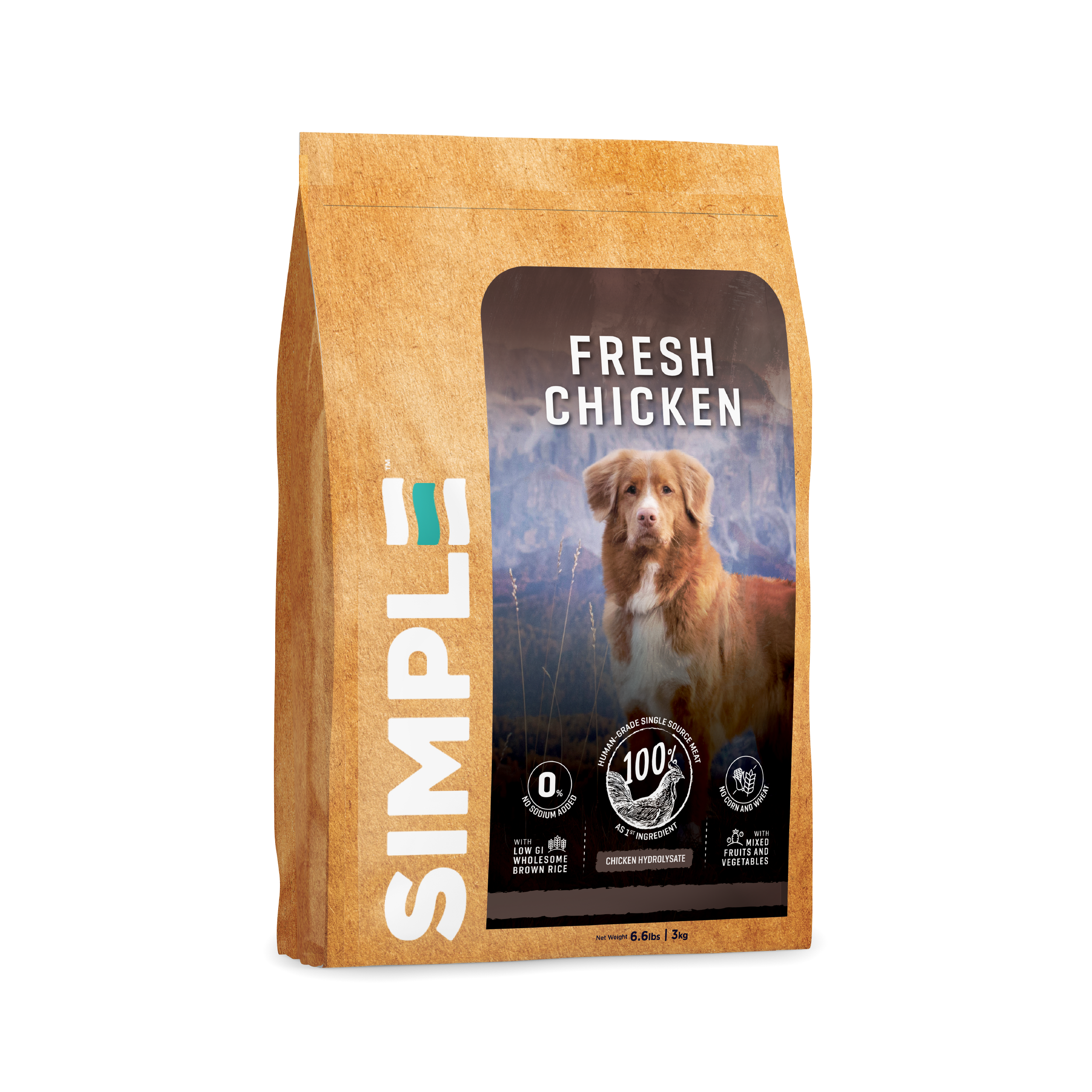 Fresh Series Human-Grade Chicken Dog Food (3KG)