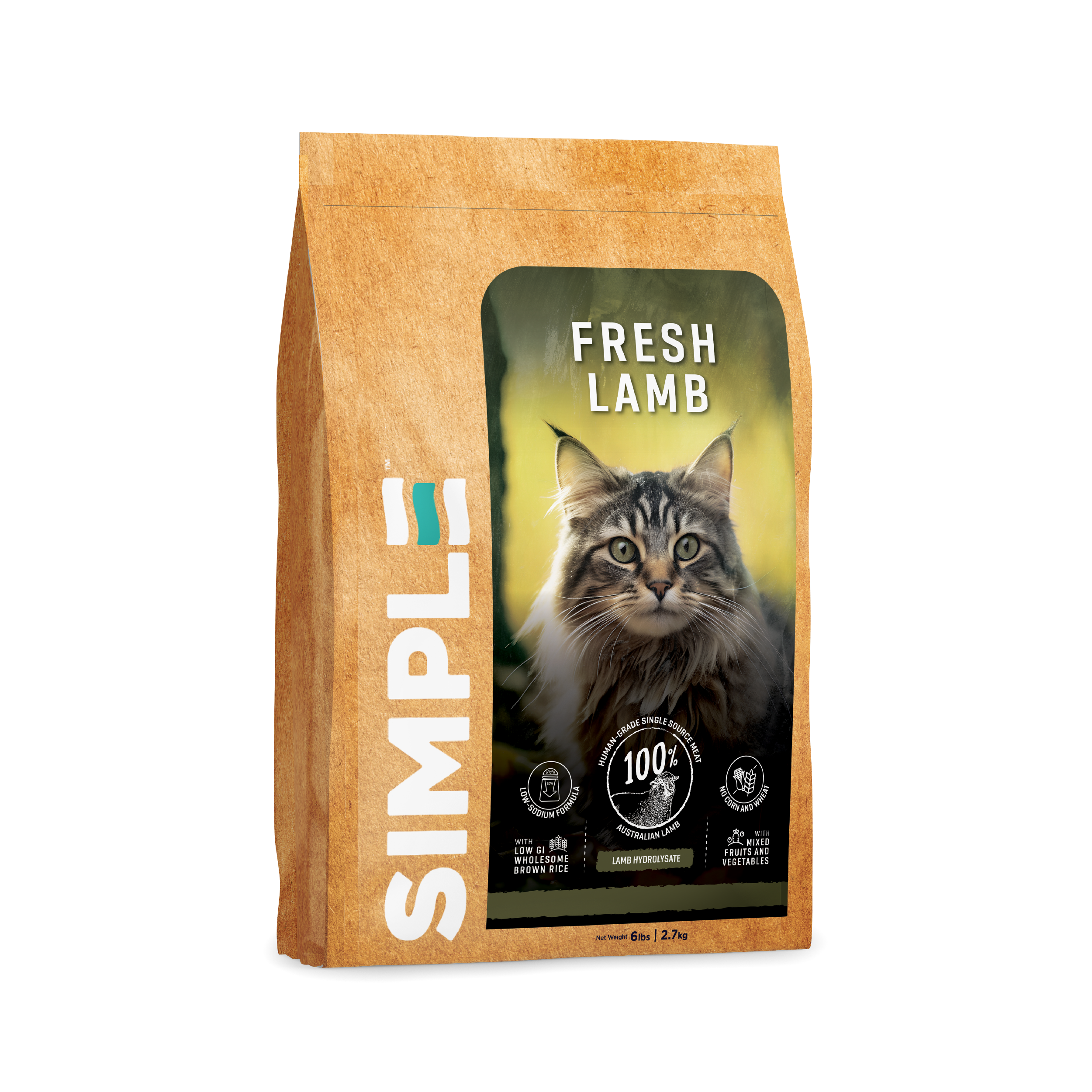 Fresh Series Human-Grade Aussie Lamb Cat Food (2.7KG)