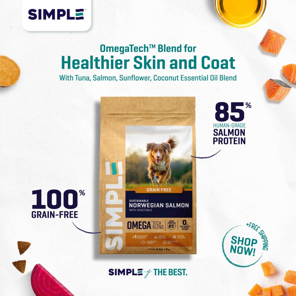 [Christmas Deal] SIMPLE x ProBalance Salmon Fillet Grain Free Salmon Dog Food Bundle