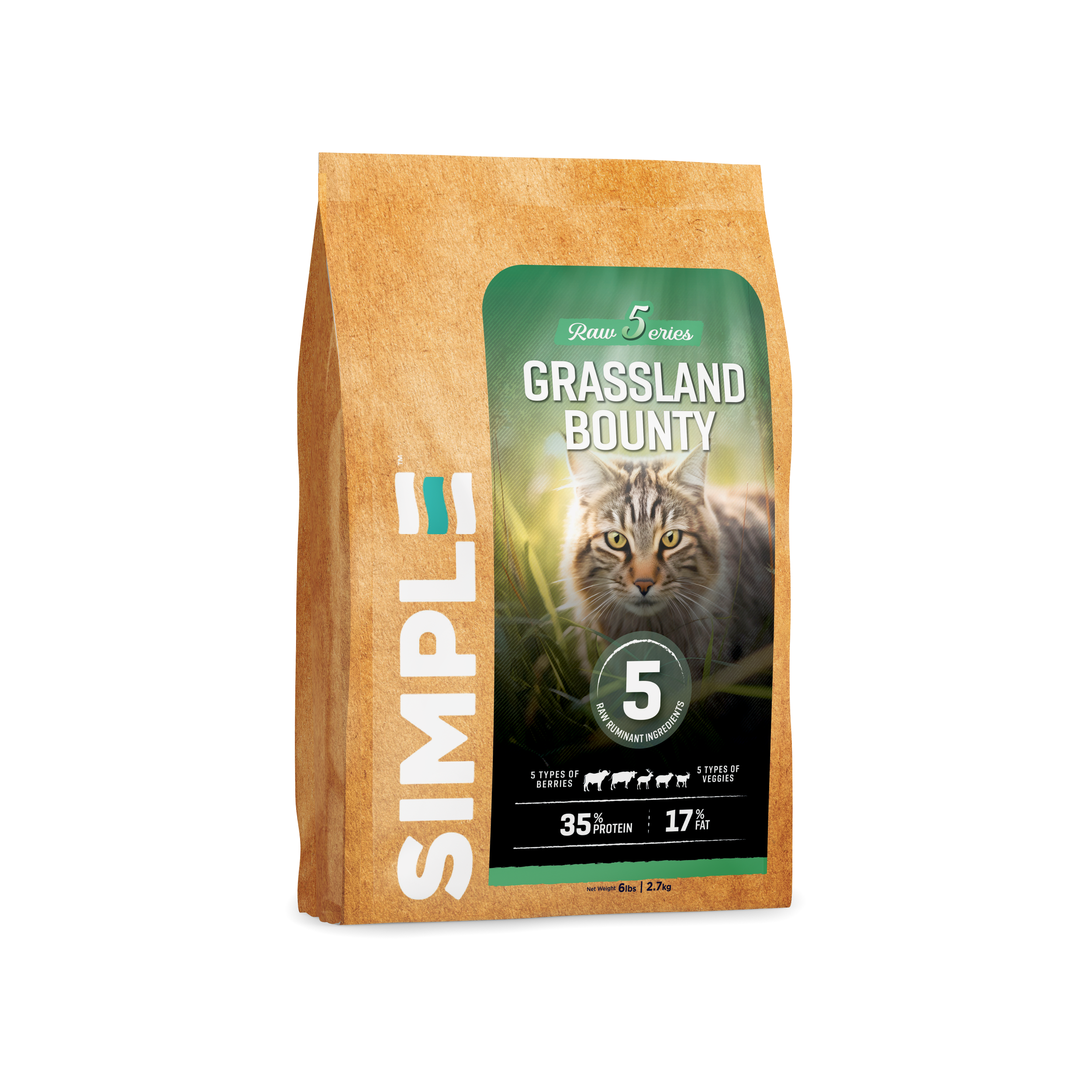 Raw 5 Series Grassland Bounty Cat Food (2.7KG)