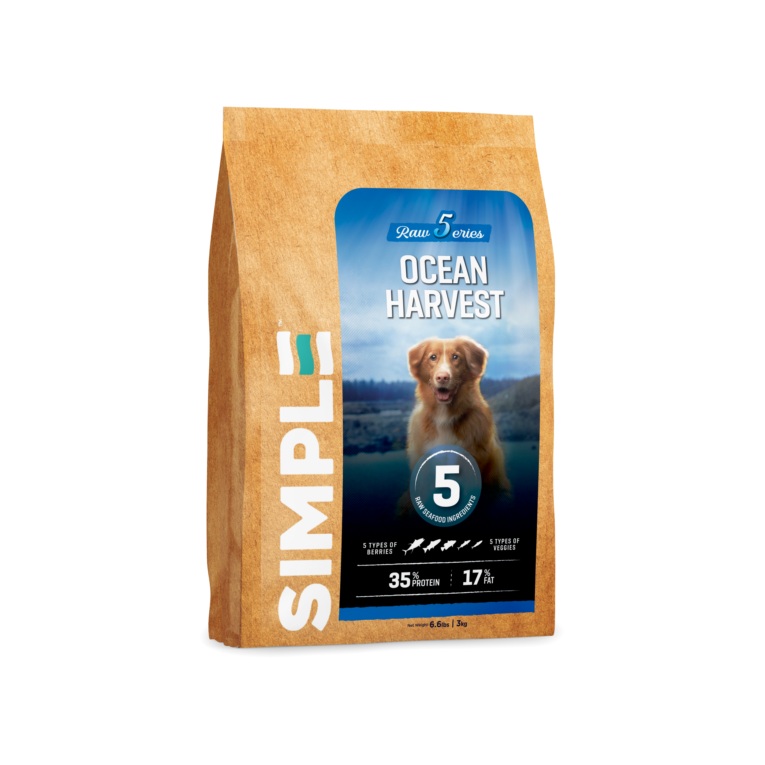 Raw 5 Series Ocean Harvest Dog Food (3KG)