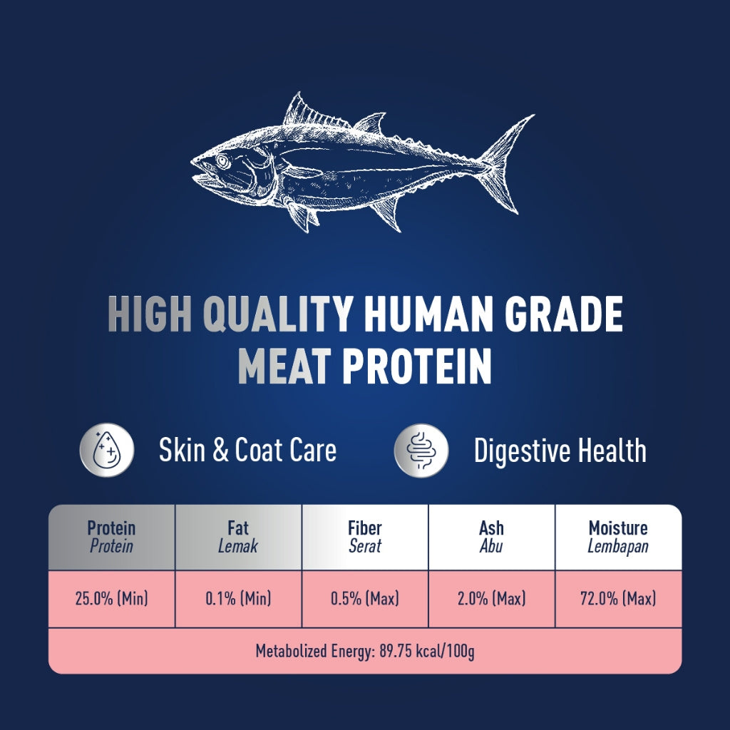 [New] Delizios Filetto Chicken/Tuna Whole Loin 22g (2 Flavours)