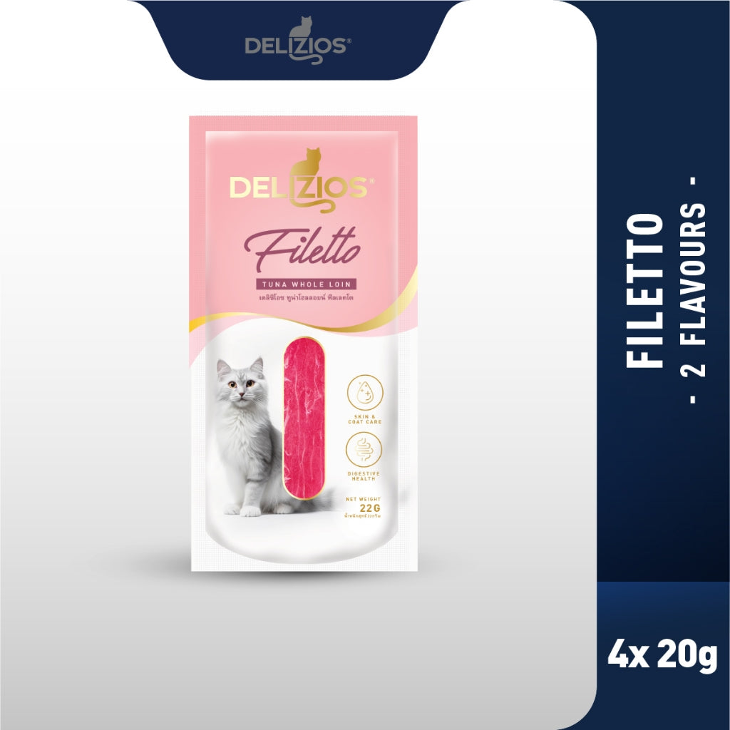 [New] Delizios Filetto Chicken/Tuna Whole Loin 22g (2 Flavours)