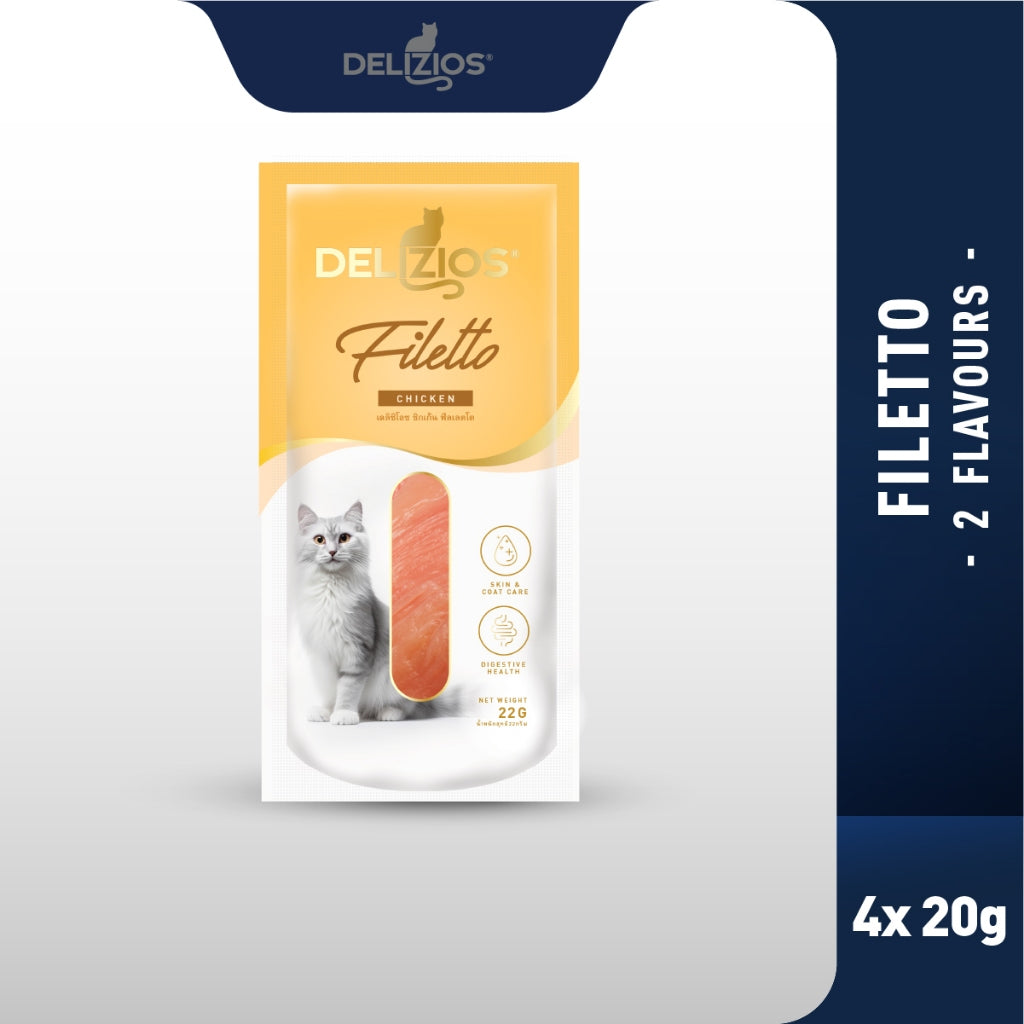 [New] Delizios Filetto Chicken/Tuna Whole Loin 22g (2 Flavours)