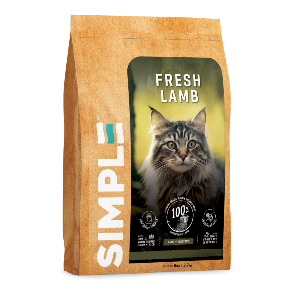 Fresh Human-Grade Aussie Lamb Cat Food (2.7KG)