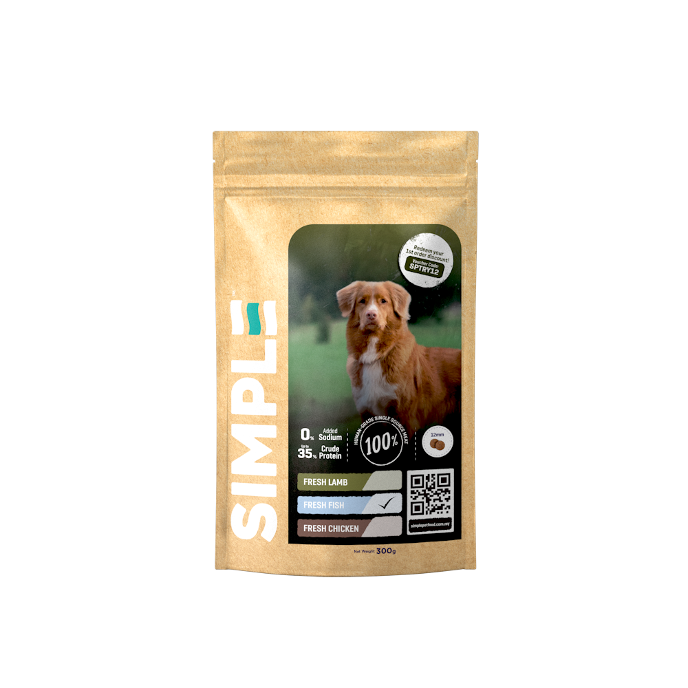 [Trial Pack] Fresh Human-Grade Fish Dog Food (300G)